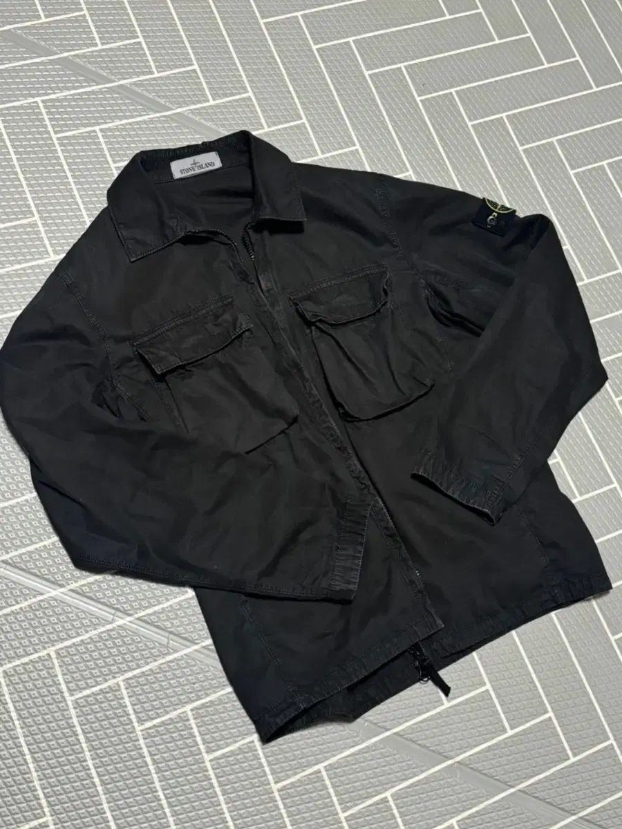 ストーンアイランド エフェクト オーバーサイズシャツm