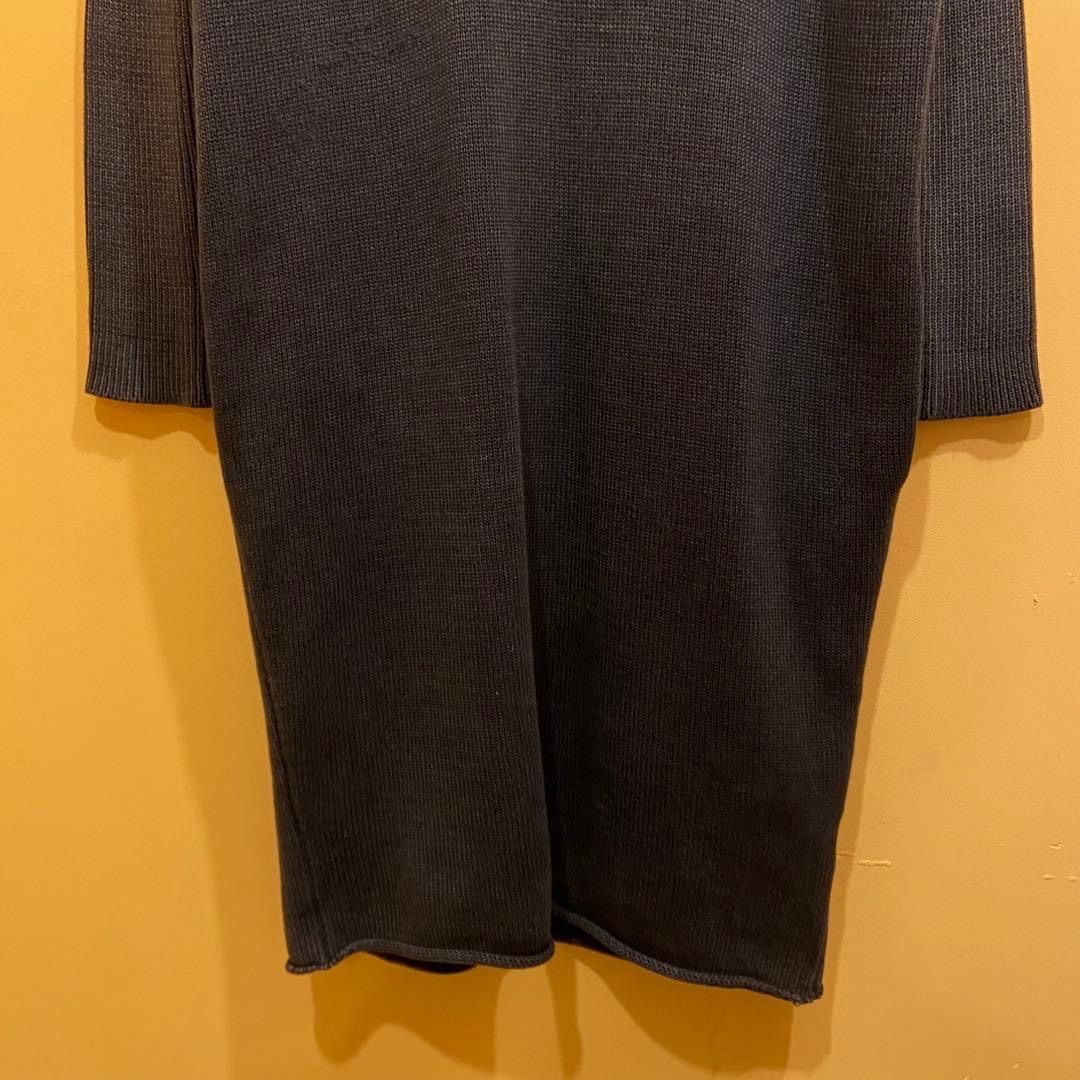 DEMYLEE デミリー ニットワンピース ユーズド加工 ブラック XS