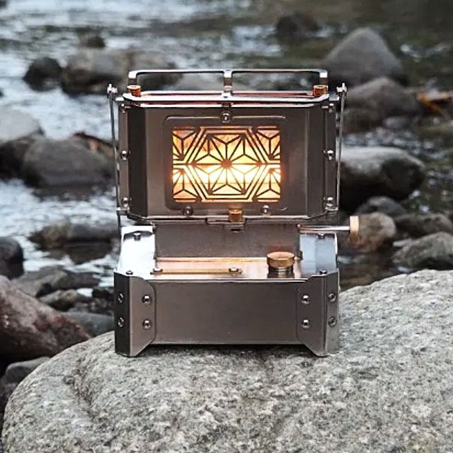 FIREWAVE【シルバー】チタン製カスタム柄プレート3枚付 アイロン