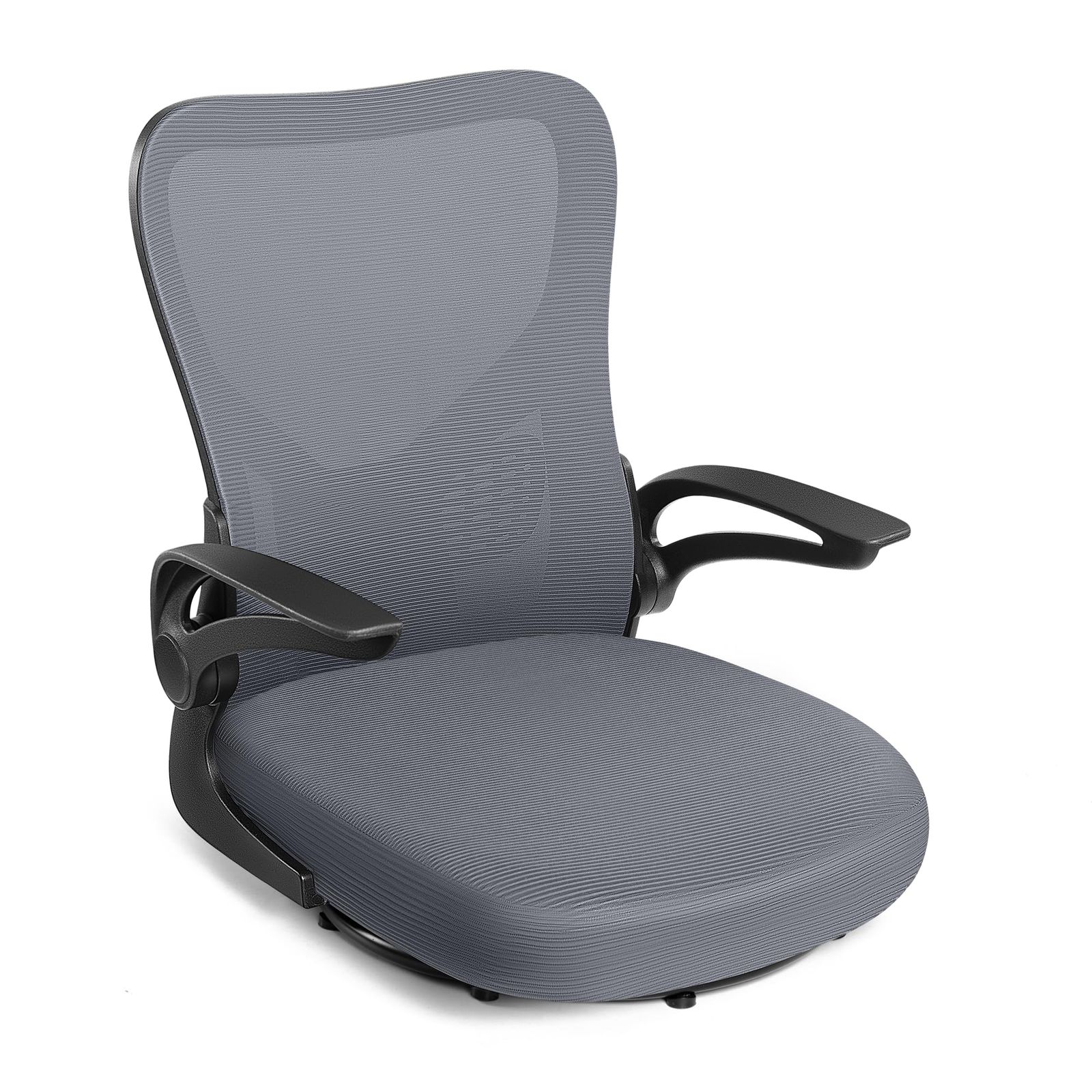 MAZOT 座椅子 回転座椅子 360度回転 疲れない デスクチェア 疲れない 通気性 椅子 メッシュ 和室オフィスチェア 人間工学 腰痛対策 10分簡単組み立て 通気性 ライトグレー