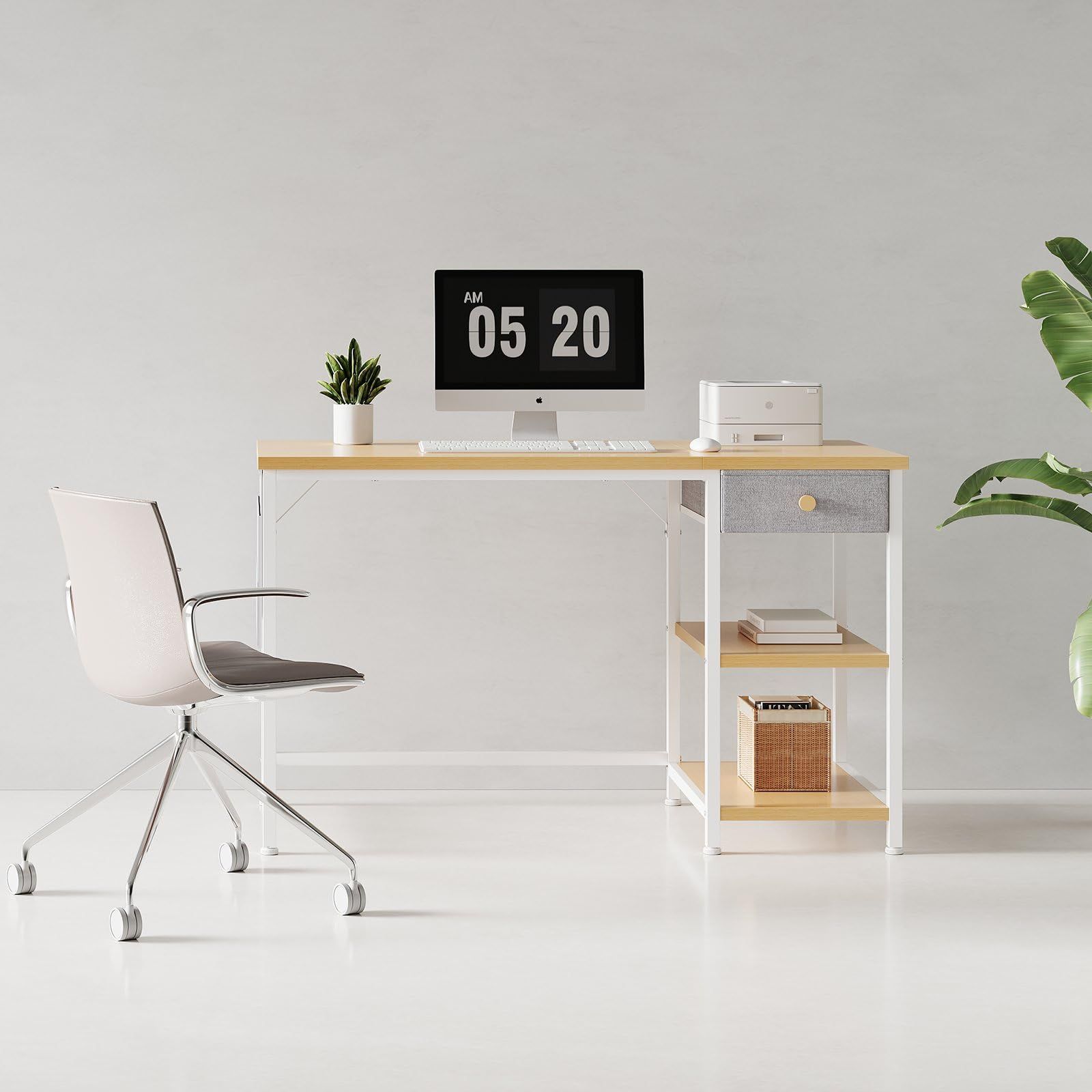 収納袋付き 勉強机