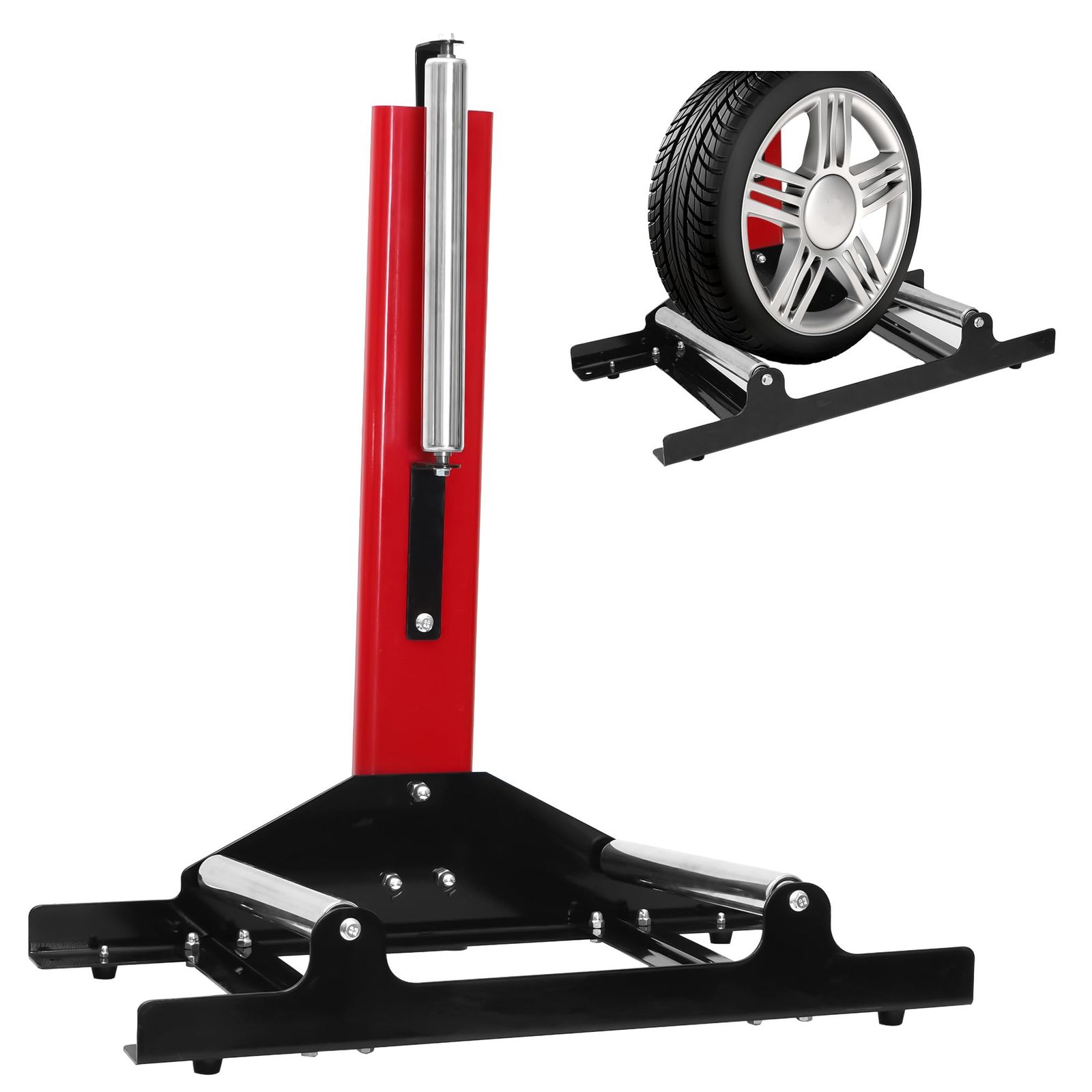 Tcatec ホイールクリーニングスタンド タイヤラック スタンド カーディテーリング 車ホイール洗浄ホルダー 多目的 頑丈ホイール洗浄 台 洗車 車の掃除 洗車店 車販 車修理店用