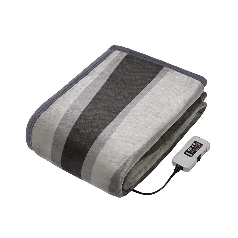 Sugiyama Premium Boa プレミアムボア 電気敷毛布 180×85 ロングサイズ 日本製 SSW20SL09 AS アートストライプ