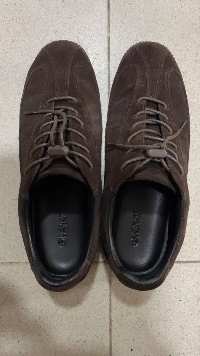 Perfectmovement スウェード ドレス シューズ ダークブラウン 265
