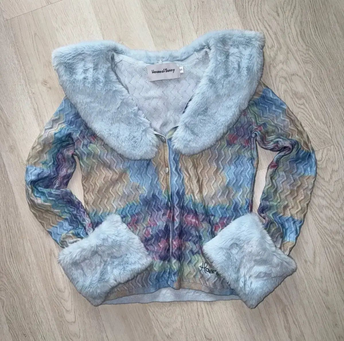  ハウス OF サニー ファー カーディガン 長袖 カーディガン ボレロ アンサンブル
