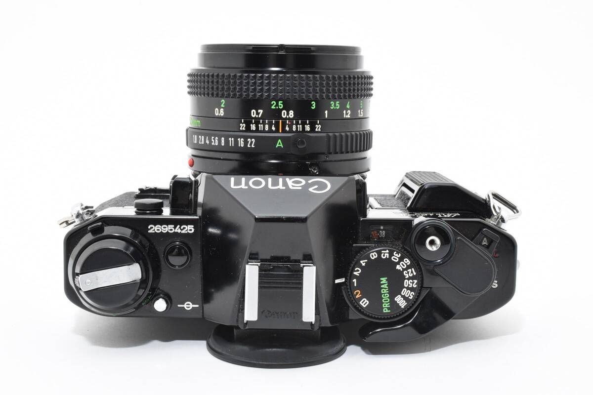  キャノン Canon AE 1 PROGRAM ボディ ブラック FD 50 mm f 8 シャッター鳴きなし L 55 6780 一眼レフカメラ(フィルム) フィルムカメラ
