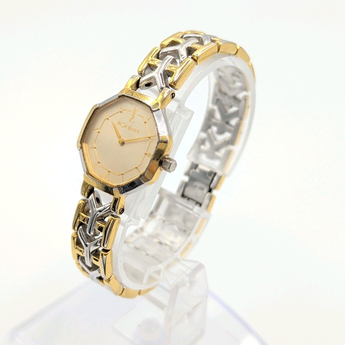 Yves Saint Laurent 2200-228481 Watch quartz Gold Y2K 00S Vintage