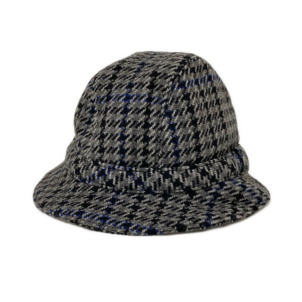 PRADA プラダ ハット M - グレー×黒×ブルー ウール