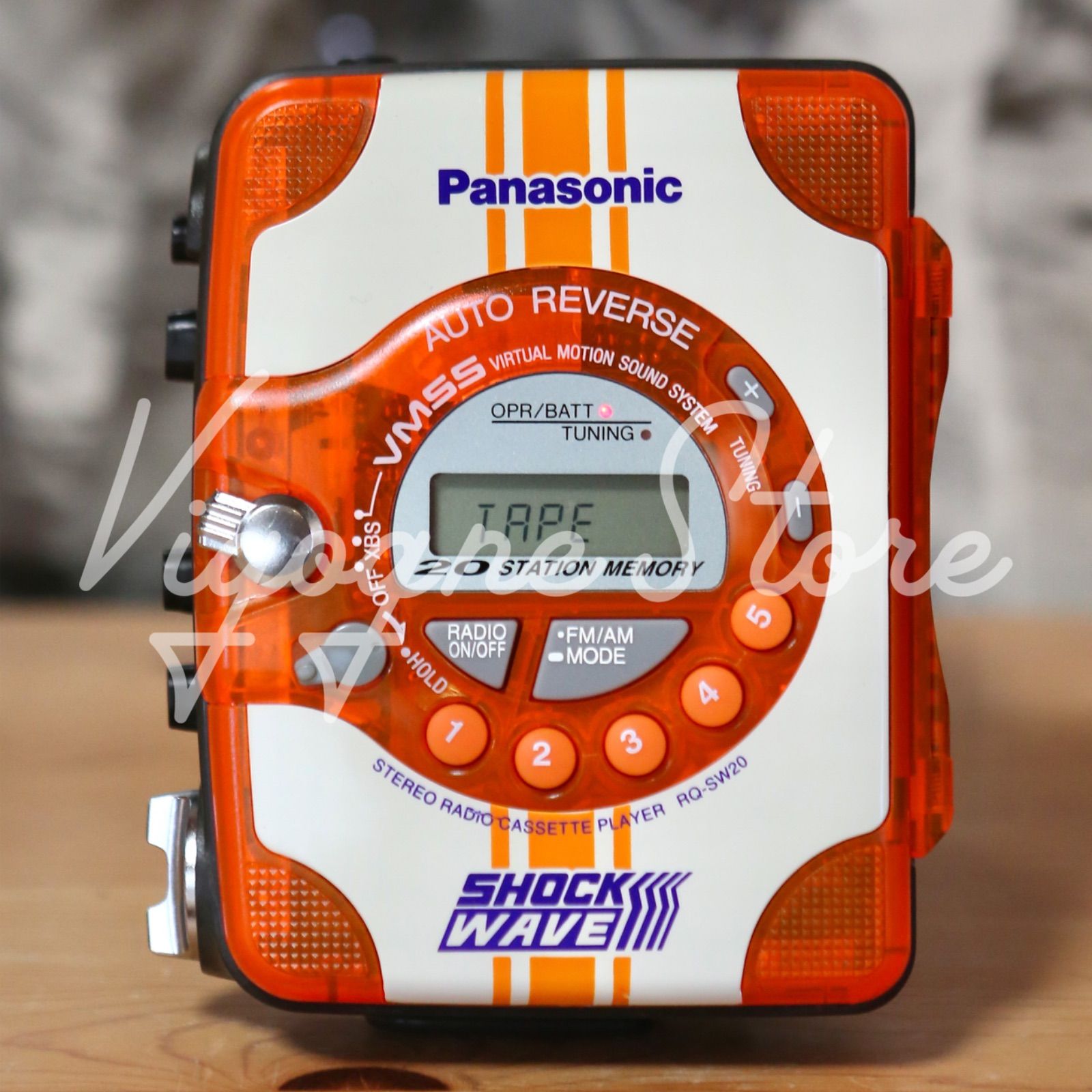 Panasonic SHOCK WAVE RQ-SW20 ステレオラジオカセット Panasonic