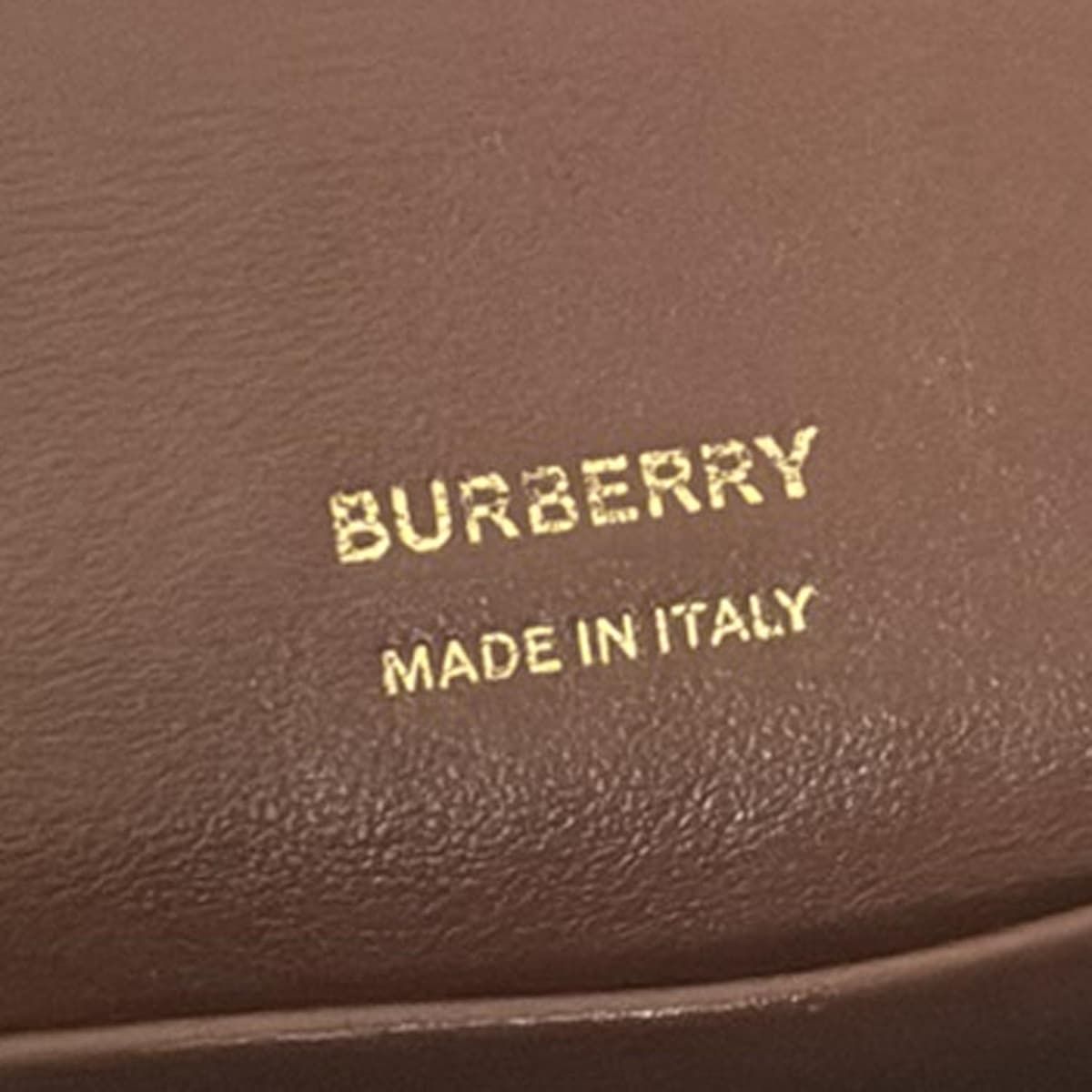 美品 BURBERRY ショルダーバッグ アイボリー/ブラウン BURBERRY/Burberry(バーバリー) ショルダーバッグ - アイボリー
