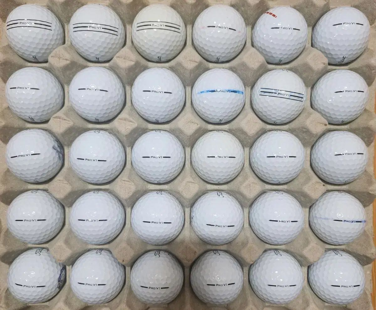 最新バージョン タイトリスト PROV1 V1X A級 ロストボール