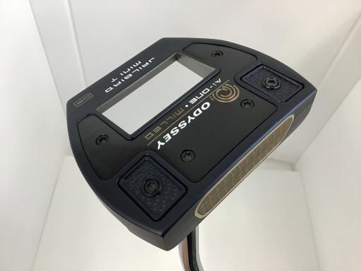 オデッセイ Ai-ONE MILLED JAILBIRD MINI VERSA90 T DB 34インチ パター PT STROKE LAB 90 スチール フレックスその他 メンズ 男性用 右利き 右用 Cランク ゴルフクラブ
