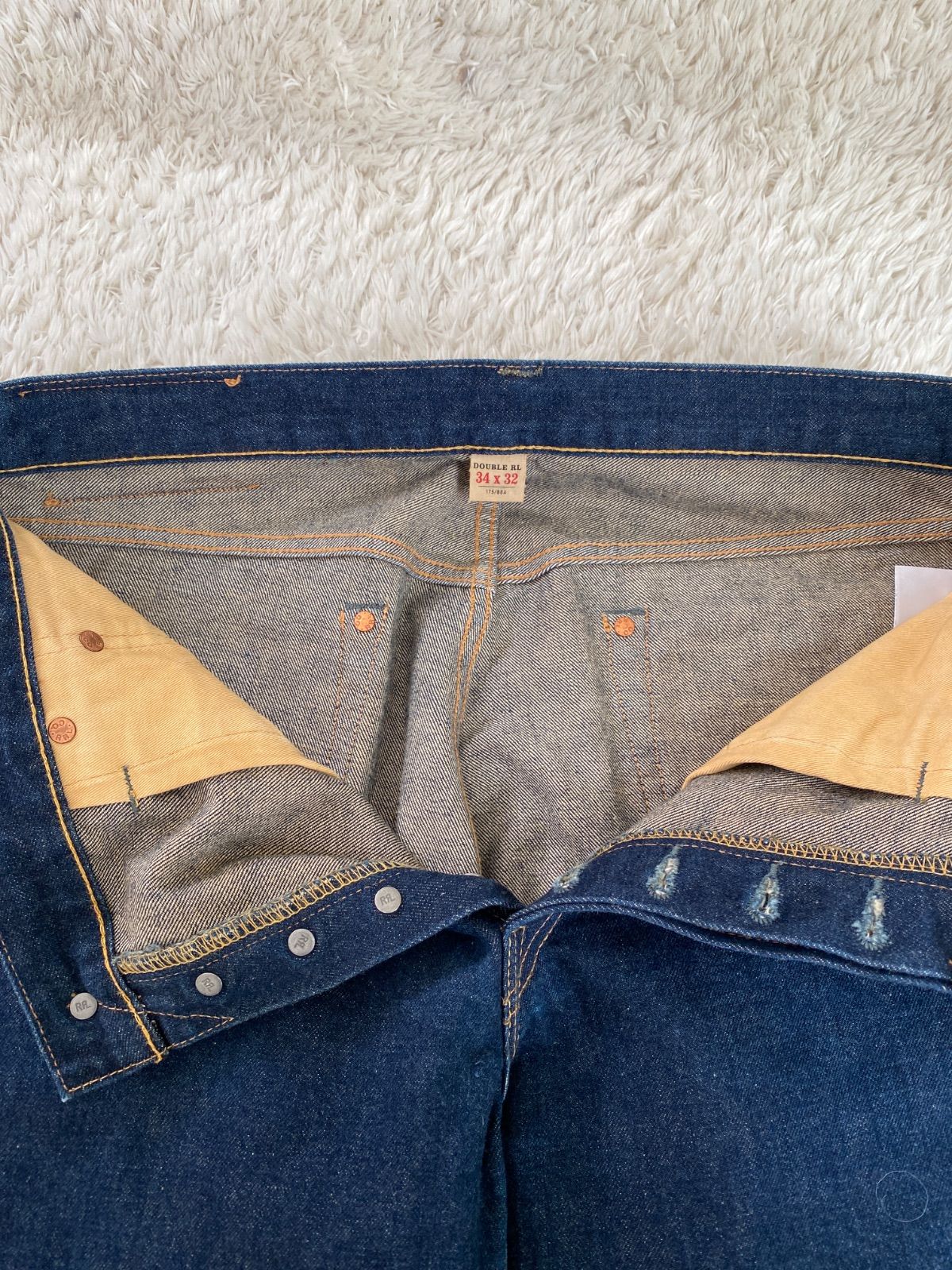 USA製 ラルフローレン　RRL デニム　34x32 赤耳 Yahoo!オークション -「赤耳 ジーンズ」(男性用) (RRL)の落札相場