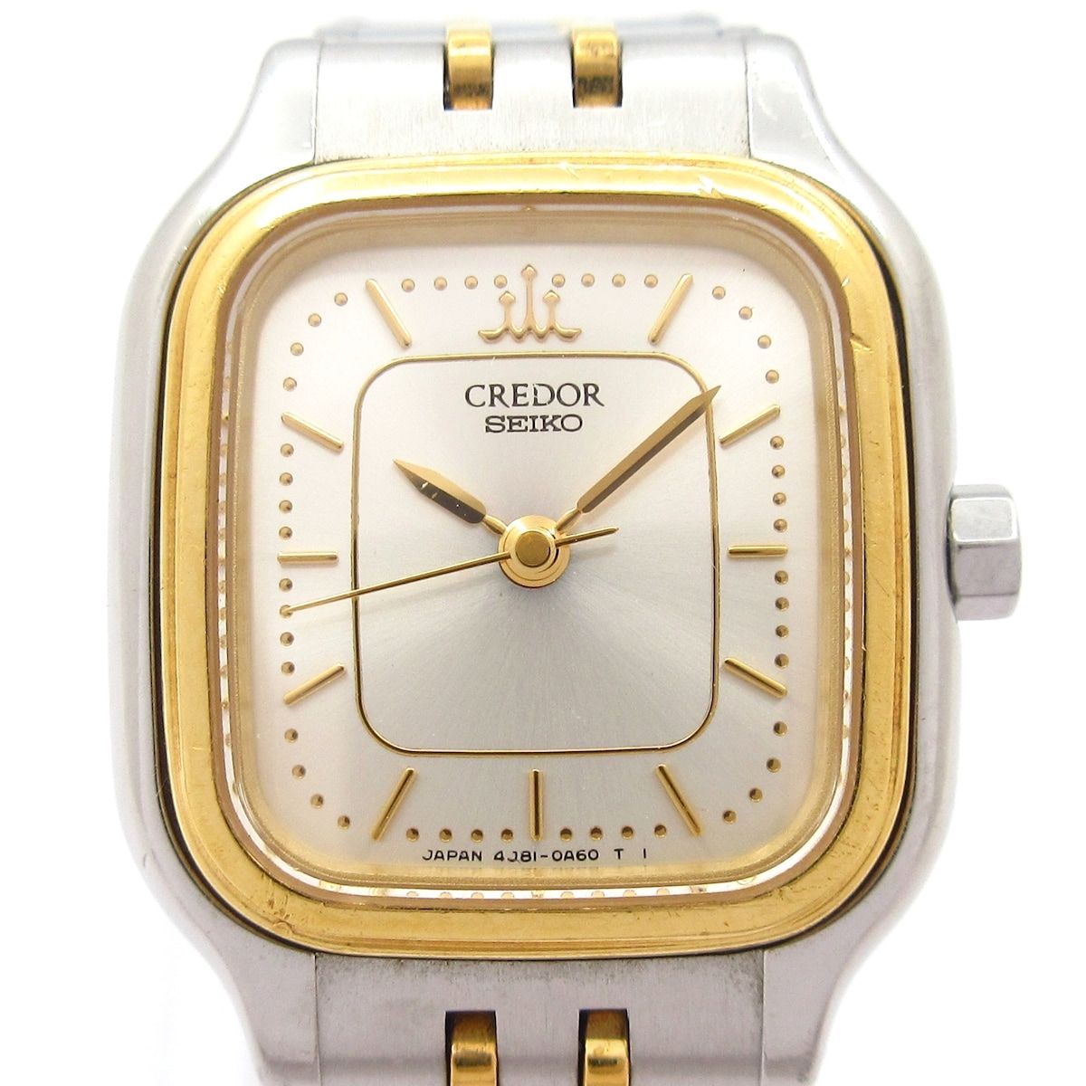 SEIKO CREDOR セイコークレドール 腕時計 - 4J81-5A00 レディース 18K|革ベルト アイボリー