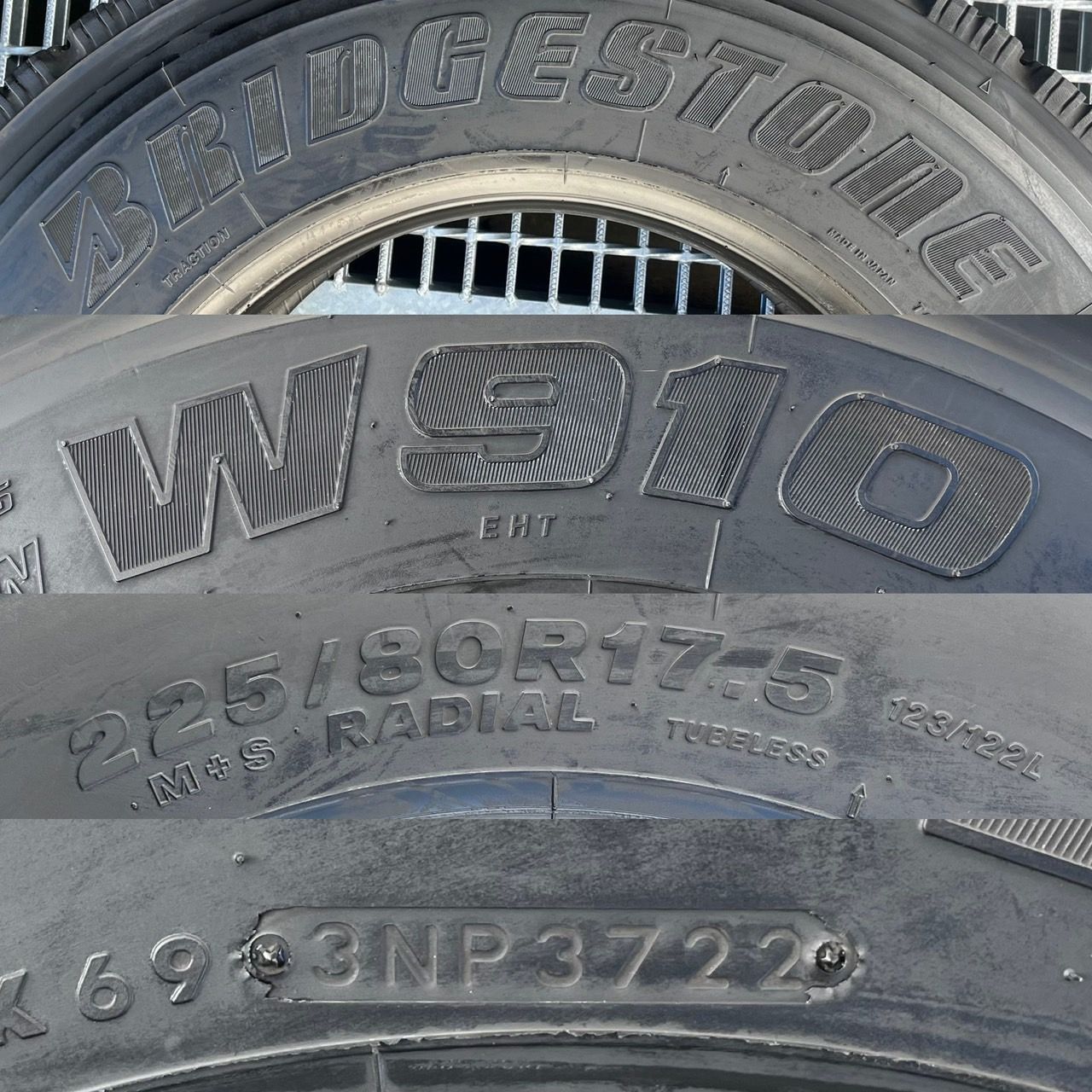 2025年製 ブリヂストン BRIDGESTONE W910 225|80R17.5 123|122L 4本 送料無料 h_599 FFCRYSTALESIA_COM