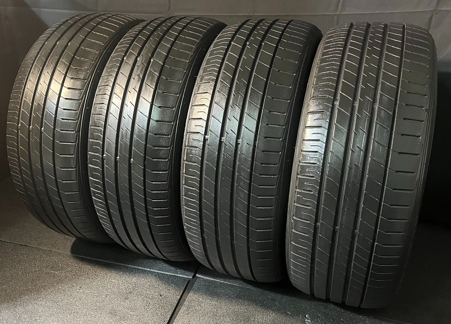 2019年製 約7.5～7.7分山 ダンロップ DUNLOP ルマン LE MANS V 215|45R18 4本 送料無料 h_601