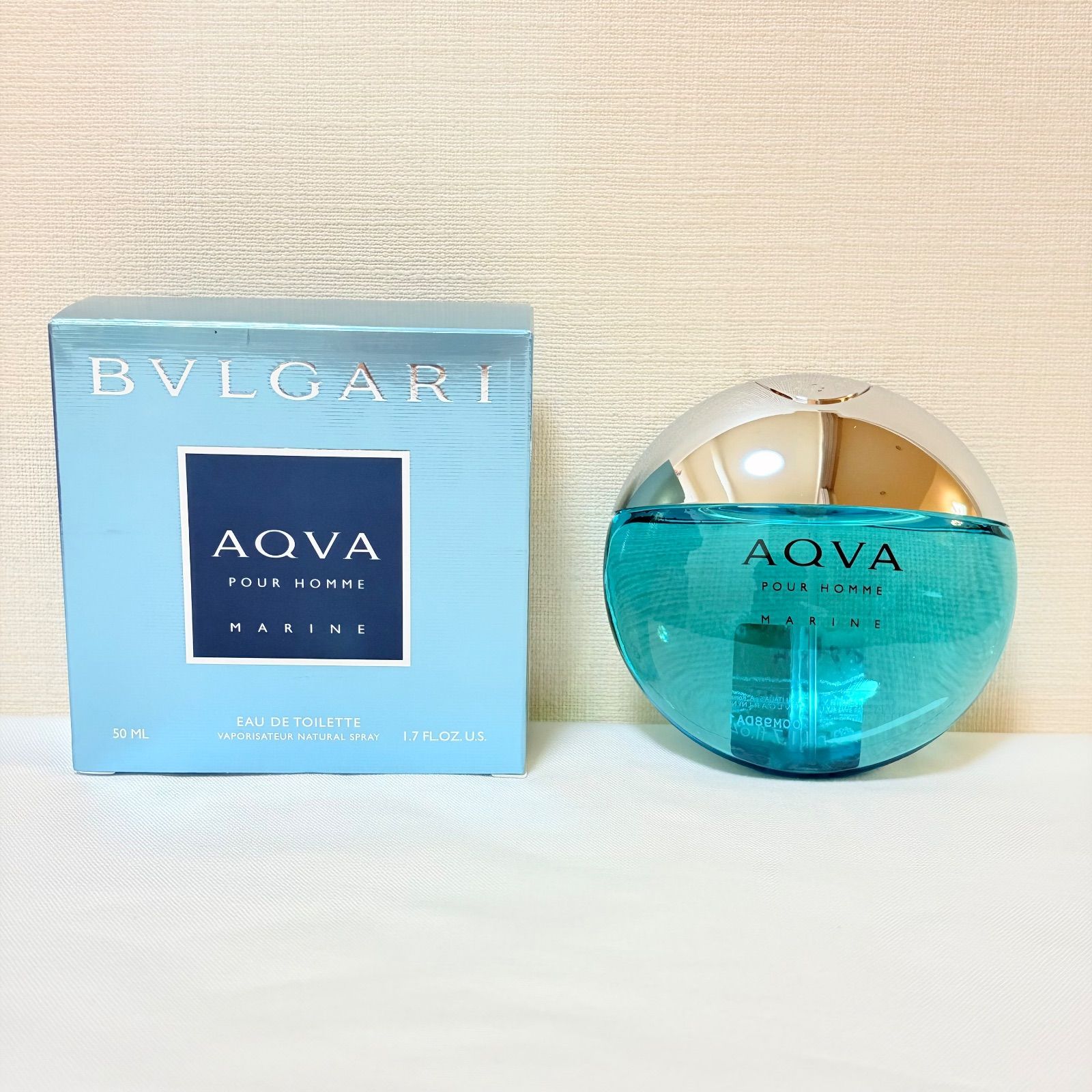 BVLGARI AQVA pour homme marine eau de toilette ブルガリ アクア プールオム マリン オードトワレ 香水 50ml