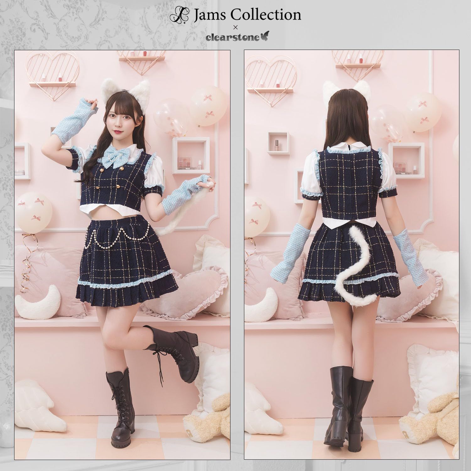 クリアストーン Clearstone リリカルパレット コスプレ ハロウィン エコリエールキャット レディース ブルー WWW_IBETON_RU