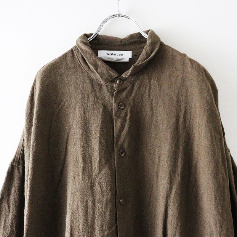  ヴェリテクール veritecoeur SP-1 切替ギャザーワンピース F｜ブラウン トップス ギャザー プルオーバー その他 その他