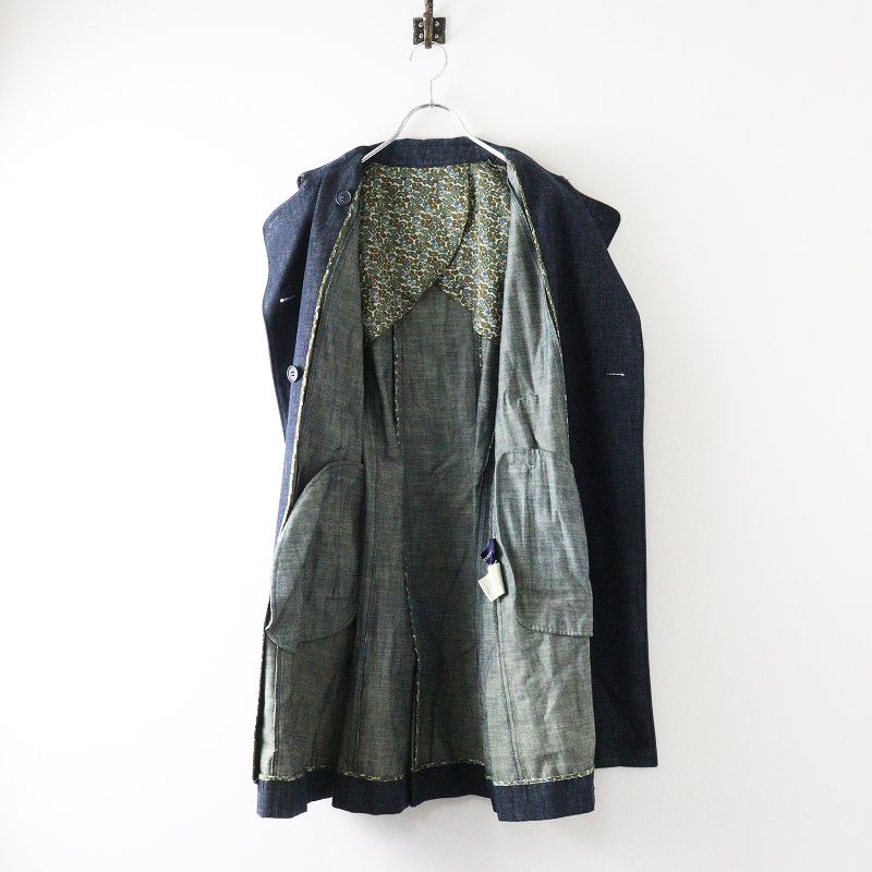 ロイスクレヨン Lois CRAYON デニムトレンチコート M｜インディゴ 藍