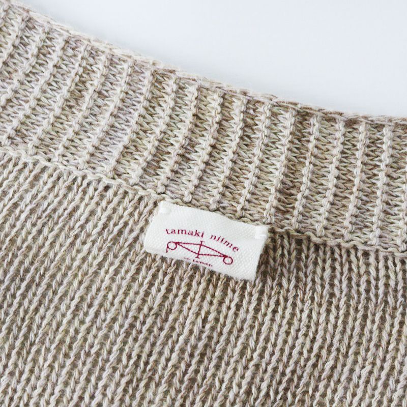 美品 玉木新雌 タマキニイメ tamaki niime CA knit カニット