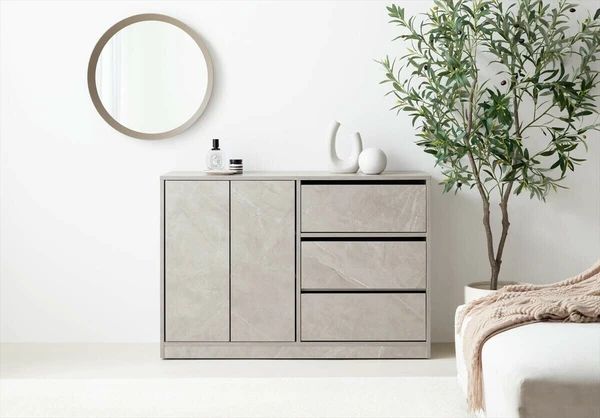 幅100cm 韓国風 キャスター付き キャビネット リビング バスルーム 収納 棚 タンス 北欧風 インテリア