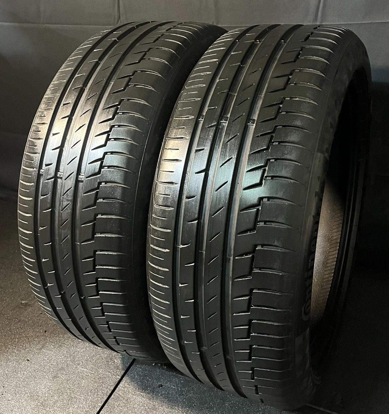 2019年製 約7.2～7.3分山 コンチネンタル Continental PremiumContact 6 SSR ランフラット 225|45R19 2本 送料無料 h_608