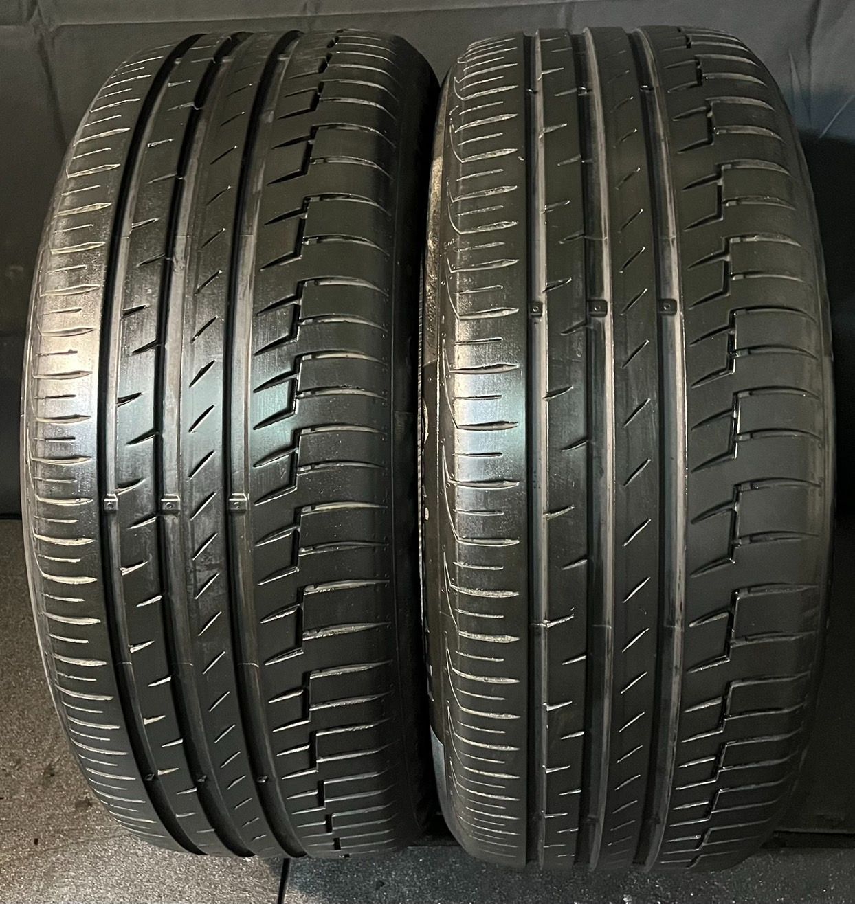 2019年製 約7.2～7.3分山 コンチネンタル Continental PremiumContact 6 SSR ランフラット 225|45R19 2本 送料無料 h_608