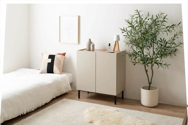 幅70cm 北欧風 キャビネット リビング収納 A4サイズ 書類 ルーター ナチュラル 韓国風 インテリア