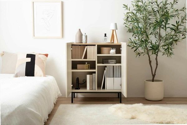 幅70cm 北欧風 キャビネット リビング収納 A4サイズ 書類 ルーター ナチュラル 韓国風 インテリア MARWIL-DEMENAGEMENTS_CH