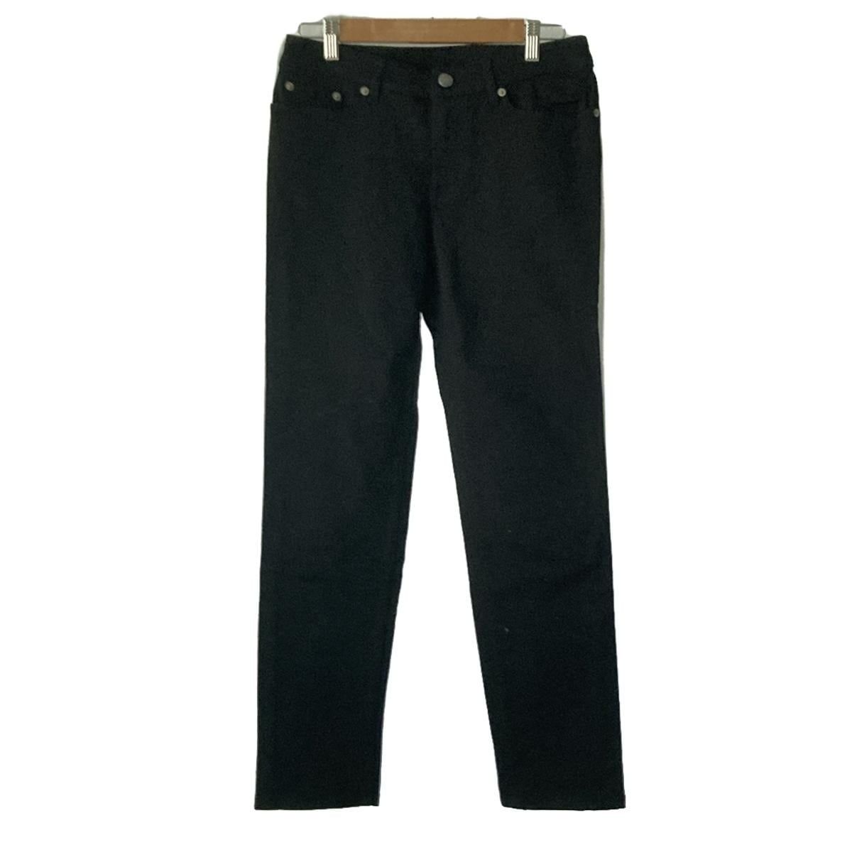 MACKINTOSH LONDON マッキントッシュロンドン パンツ サイズ40 M レディース - 黒 フルレングス レザータグ