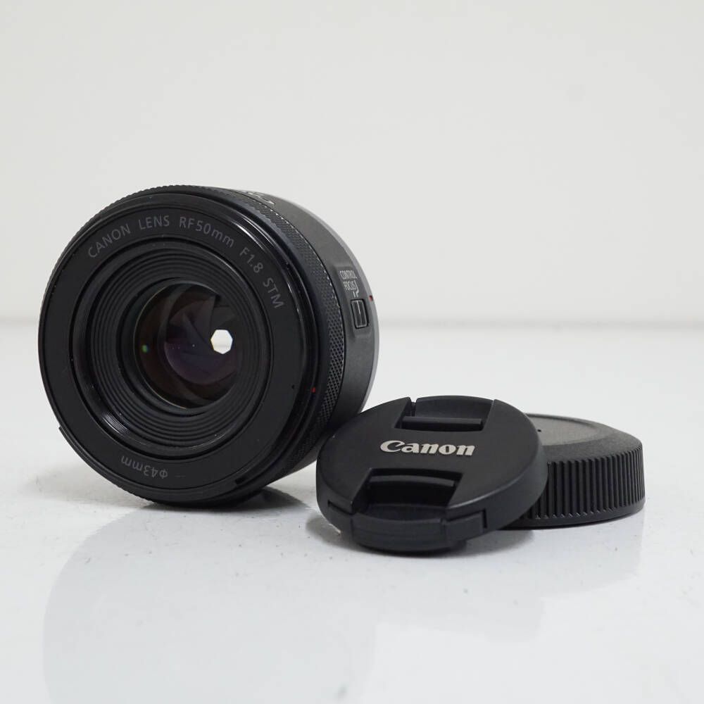 RF50mm F1.8 STM CANON 交換レンズ USED美品 標準 単焦点 大口径 軽量