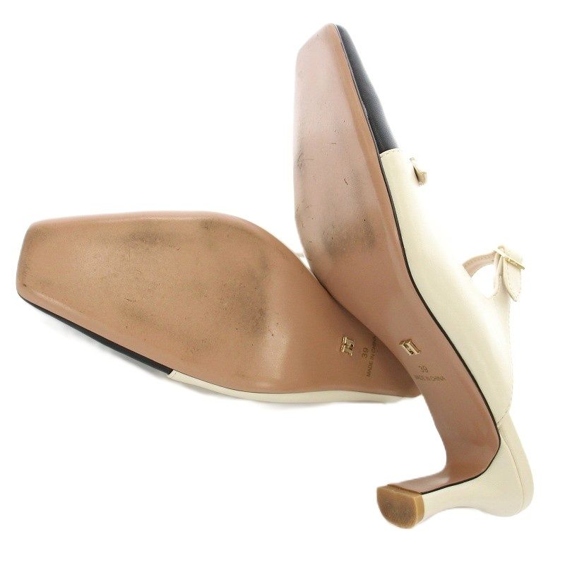  ハーリップトゥ Her lip to Mademoiselle Mules ミュール サンダル バイ 39 白 黒 G ミュール サンダル ミュール