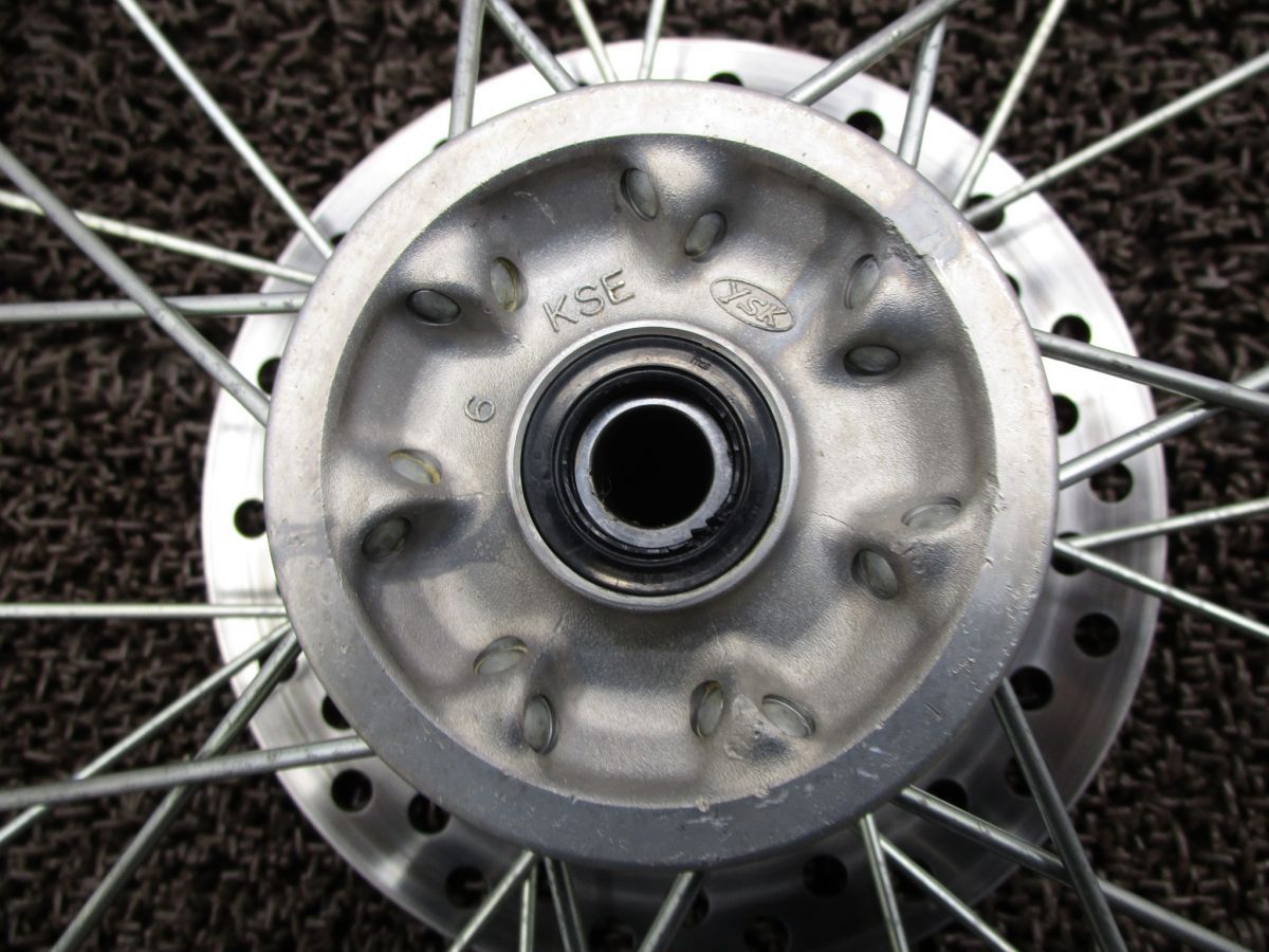 CRF150R2 フロントホイール ディスク 19インチ A7393 KE03 ホンダ KE03E キャブ車 動画有 BRIGHTFACE_UK