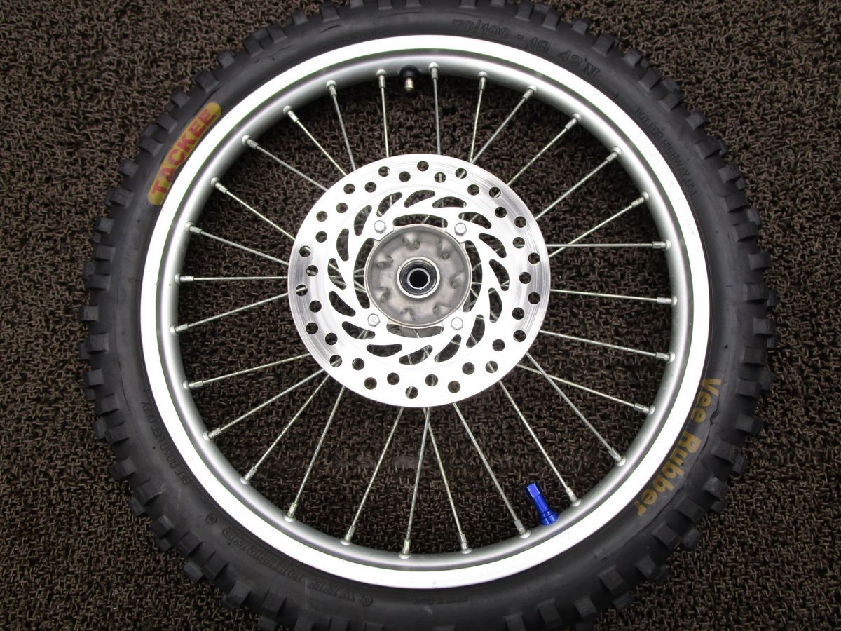 CRF150R2 フロントホイール ディスク 19インチ □A7393 KE03 ホンダ KE03E キャブ車 動画有