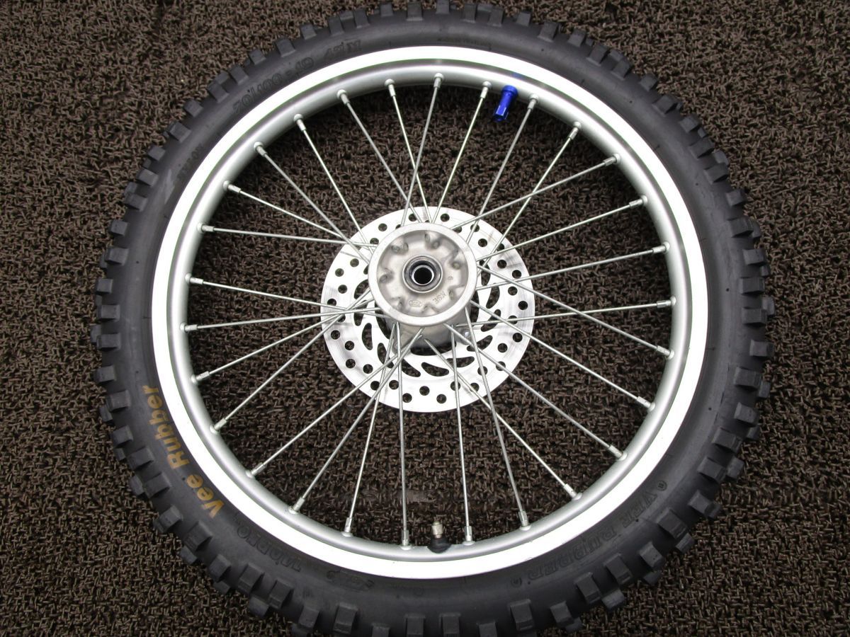 CRF150R2 フロントホイール ディスク 19インチ □A7393 KE03 ホンダ KE03E キャブ車 動画有