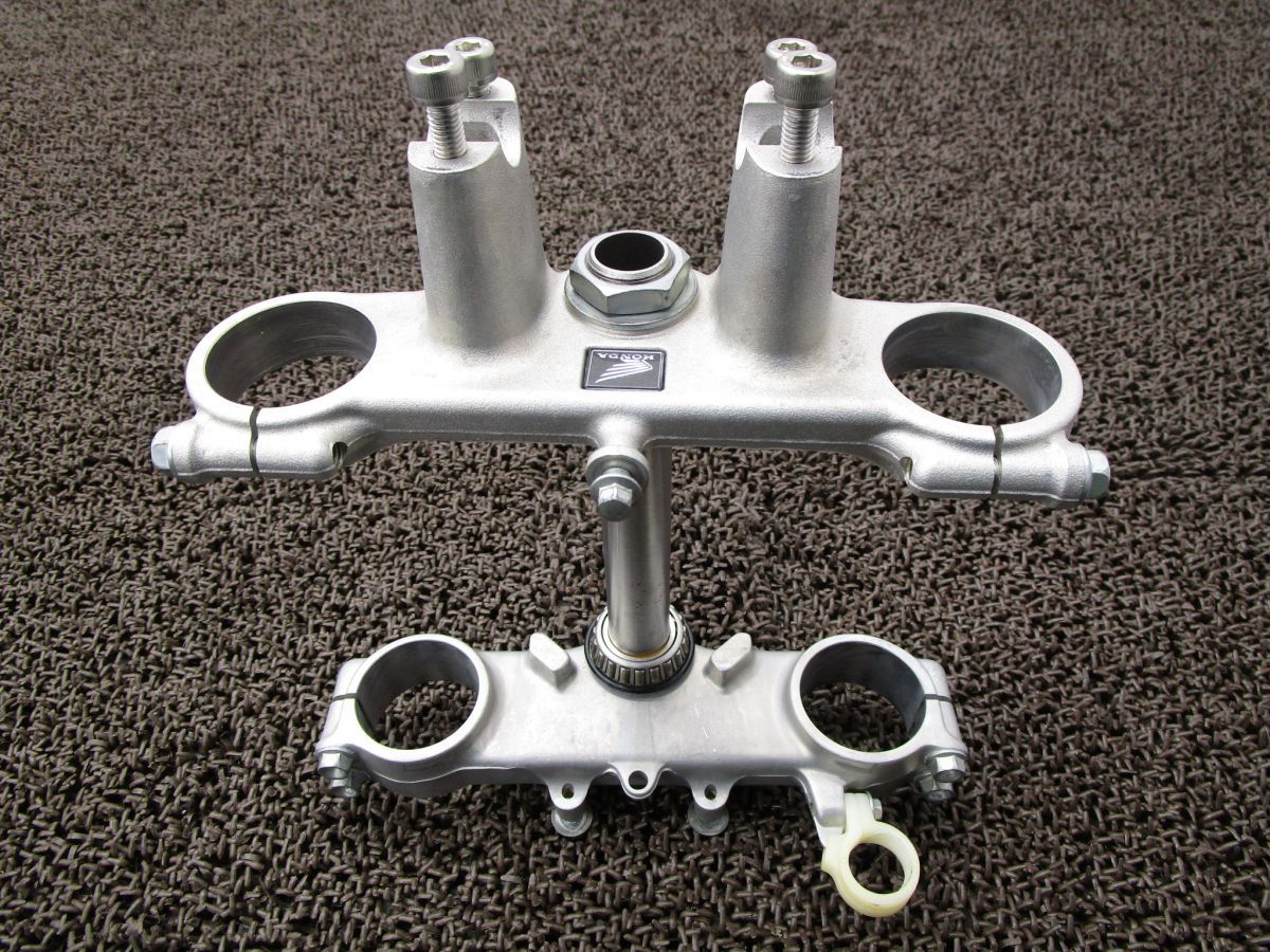 CRF150R2 倒立 トップブリッジ ステム ▲A7351 KE03 ホンダ KE03E キャブ車 動画有