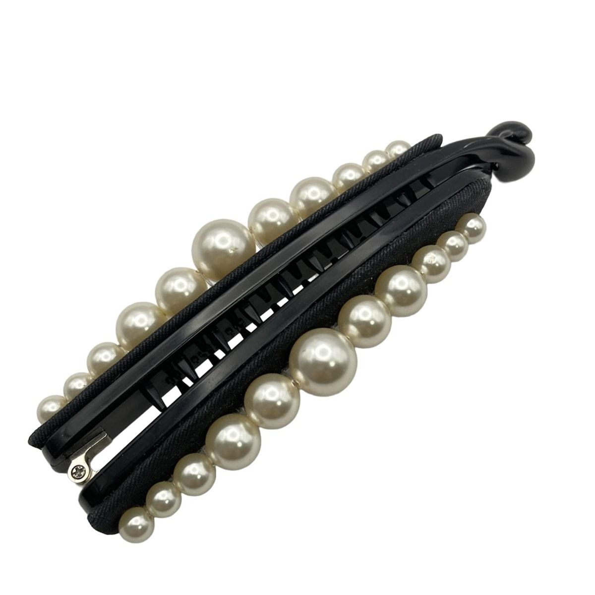 ComplexBIZ コンプレックスビズ アクセサリー - 黒×白 ヘアクリップ|バナナクリップ