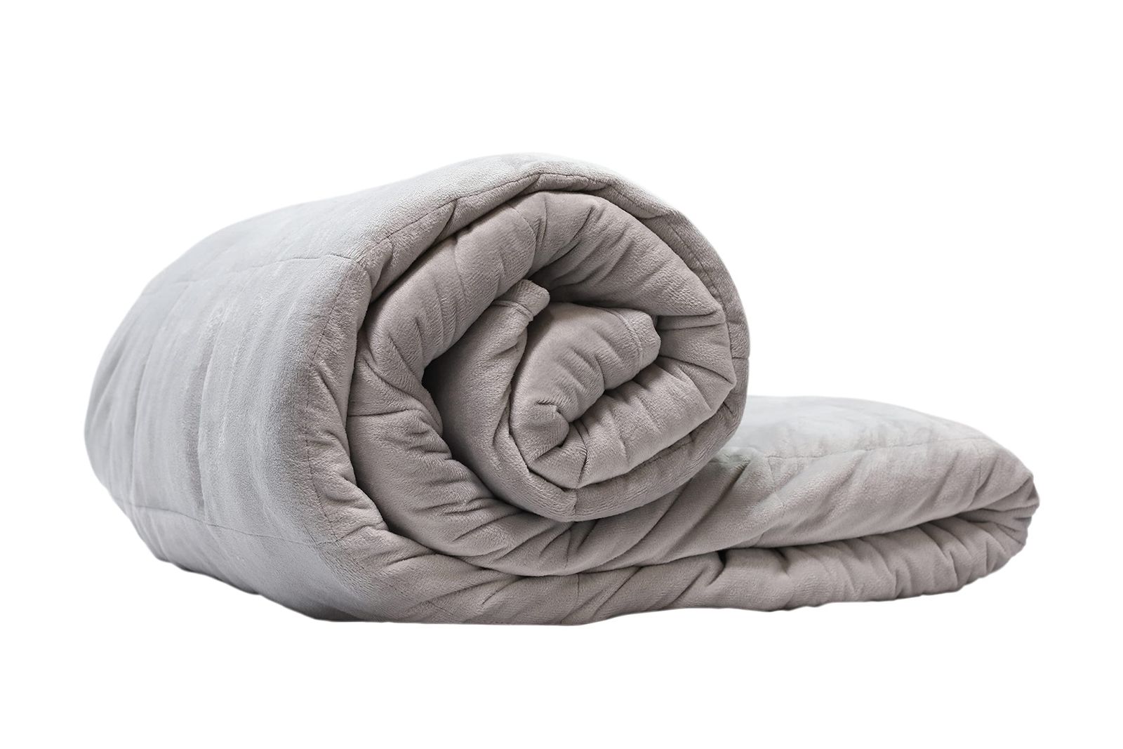 ハグラビ ウェイトブランケット 加重ブランケット 重いふとん 1年中使えて丸洗い リバーシブル あったかい マイクロファイバー素材 約6.8Kg グレー Sサイズ 122cmX198cm
