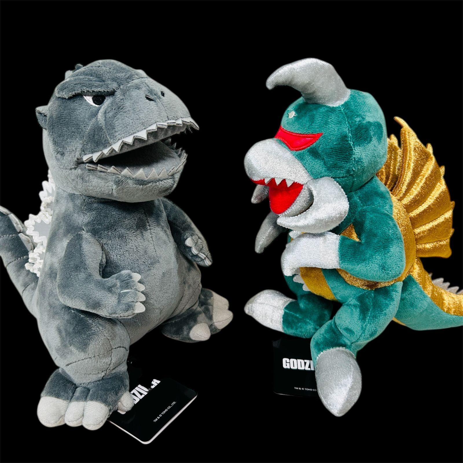 未使用品】東宝 TOHO ゴジラ(1954) ＆ ガイガン ぬいぐるみ 2個セット