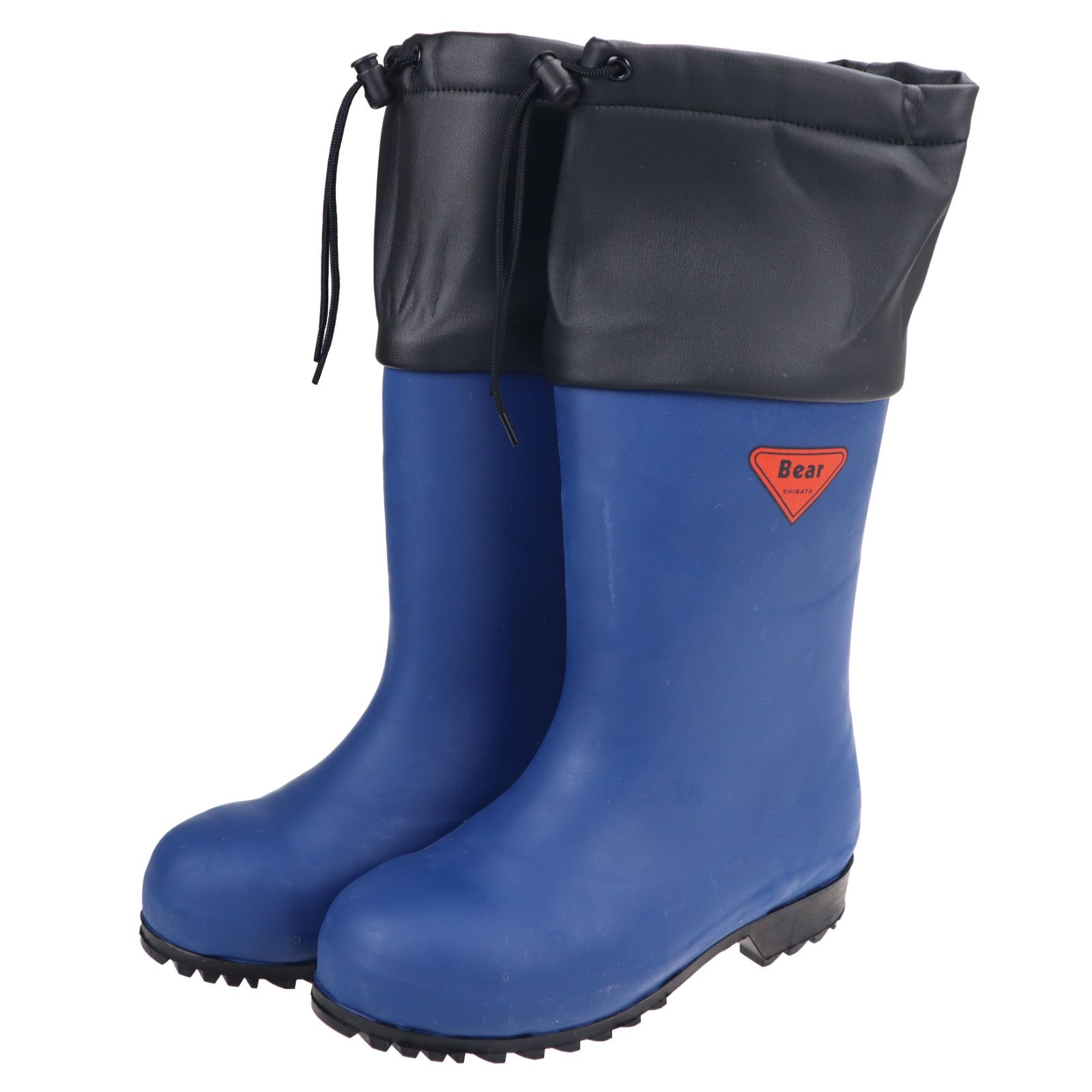 2025ＮＥＷモデル 25.0～28.0 SIBATA シバタ工業 AC052 カバー付き セーフティベアー 1001 ネイビー メンズ 防寒長靴 倉庫 寒冷地 運輸現場 カバー付き安全長靴 白熊