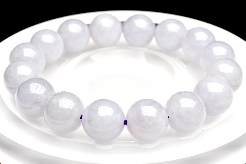 上質で快適。 １点物 AAA カラー ミャンマー産 ビルマ翡翠 12.5mm ブレスレット パワーストーン 天然石 _U7810 品質も絶対に保証！