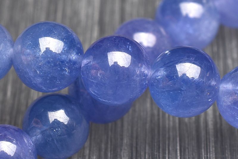 １点物 AAA 透明度抜群 タンザナイト 6mm ブレスレット パワーストーン 天然石 _U7813