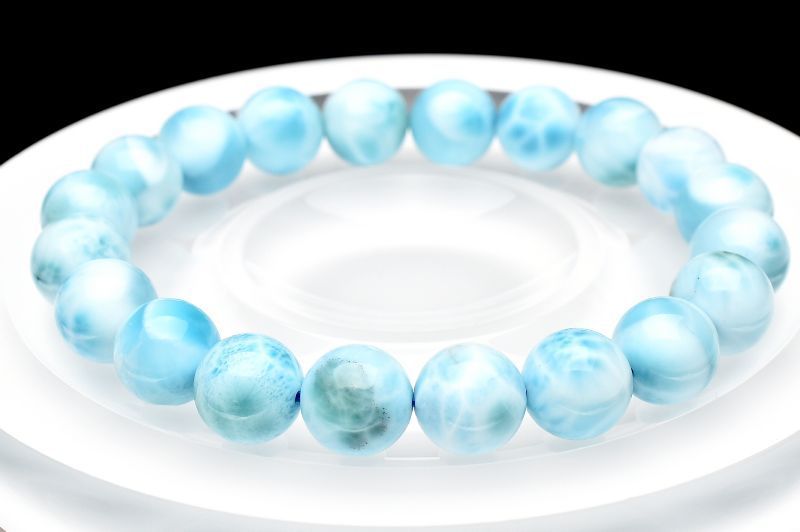 １点物 AA カリブの宝石 ラリマー 10mm ブレスレット パワーストーン 天然石 _U7822 NEXPOTALLINN_EU