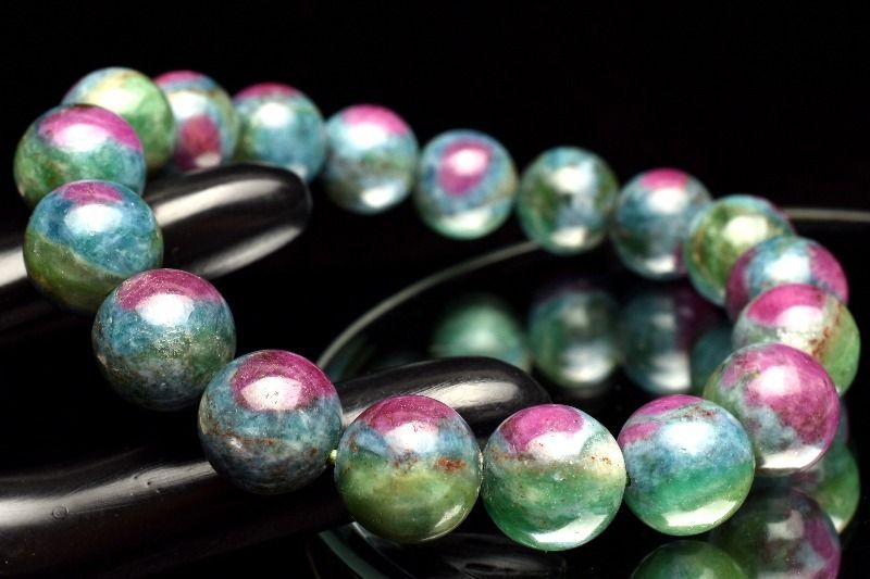 １点物 ナイジェリア産 ルビーインフックサイト 11.5mm ブレスレット パワーストーン 天然石 _MC135 NEXPOTALLINN_EU