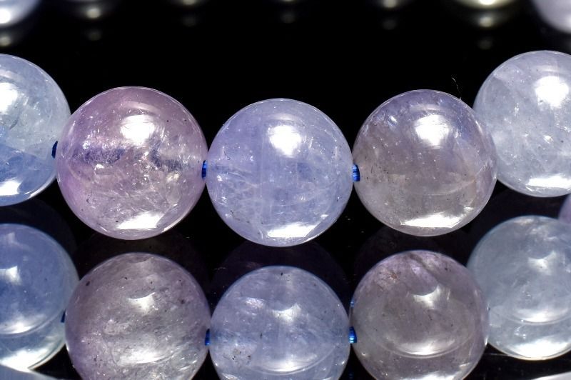 １点物 高品質 マルチ タンザナイト 9mm ブレスレット パワーストーン 天然石 _MC367