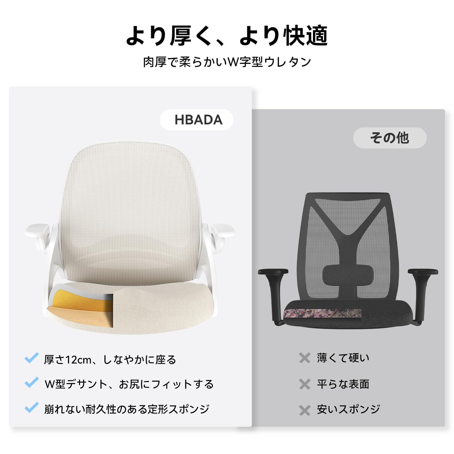 座面昇降 強化ナイロン樹脂ベース