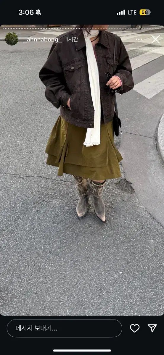 スカーフ アイボリー