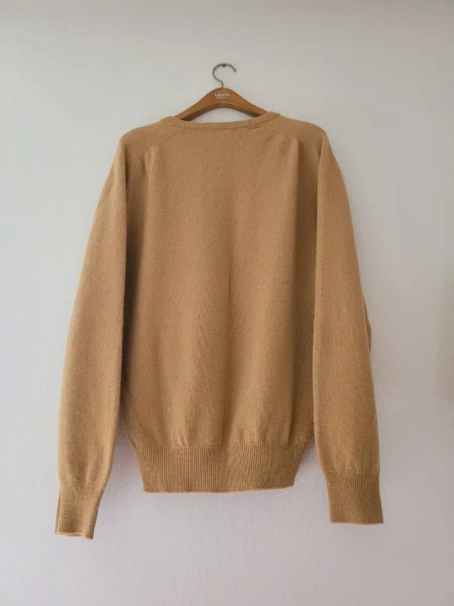 スコットランドカシミアVネックセーター