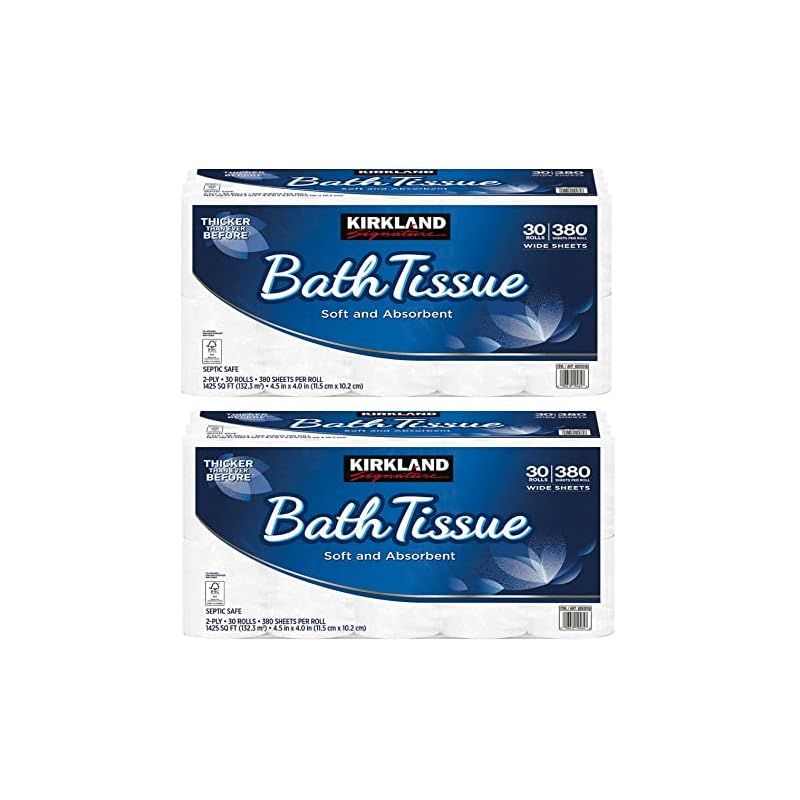 Kirkland シグネチャー バスティッシュ 2層 425 2パック 30個
